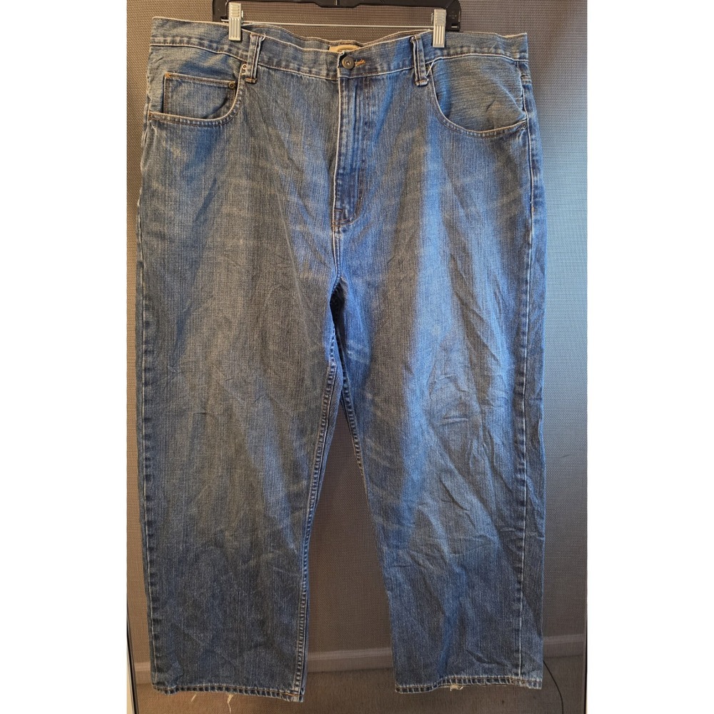 The Foundry Supply Co Men's Jeans 44x30 Blue Denim Straight Leg 100% Cotton...